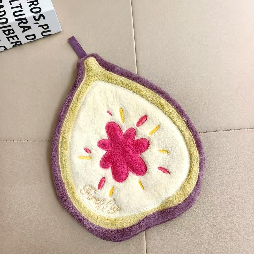 Soft Absorbent Hand Towel Quick-Dry Kitchen Towel Creative Bathroom Towel