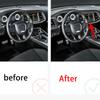 Car Centre Panel Modified Stickers For Dodge Challenger SRT Carbon Fibre Centre Panel Cover Interior Trim Decoration ACCESSORIES KK1