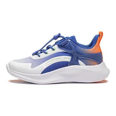 Li Ning удобные повседневные нескользящие прочные детские кроссовки для бега детские кроссовки белые синие оранжевые YKNU026-7