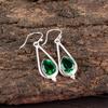 Chrome Diopside Gemstone 925 Sterling Silver Jewelry Handmade Women Earrings EE-14-2
