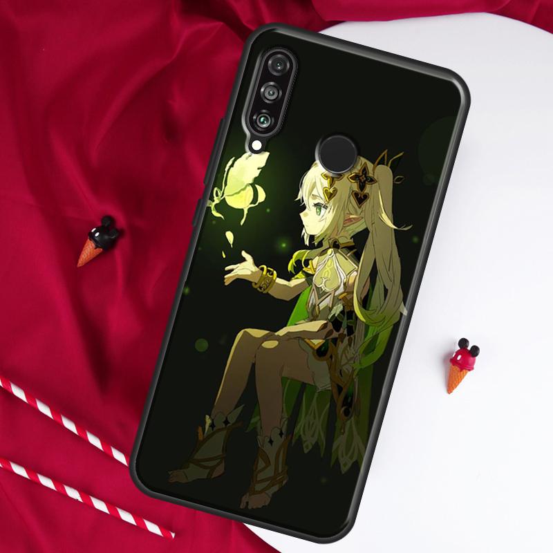 Кейс для Huawei Nova 10 SE 9 5T 12s 12i 11i Y91 Y90 Y60 Y70 Y72 Y61 P20 P30 P40 Lite P60 Pro с Нахидой из Genshin Impact