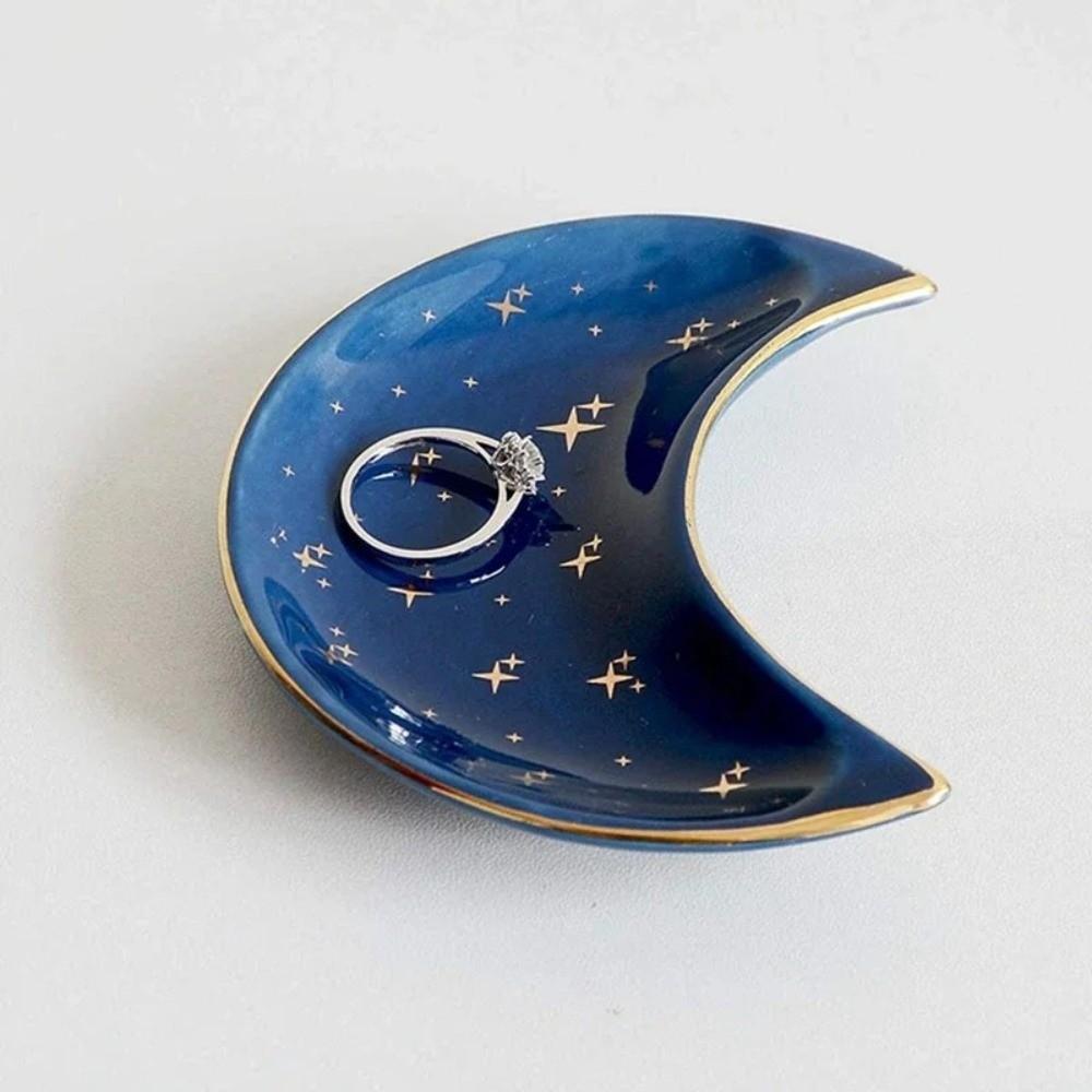 Nordic Jewelry Storage Plate Ceramic Ring Display Tray Bracelets Organizer  Desktop Ornaments