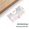 Stainless Steel Furniture Hinge Repair Plate for Wardrobe and Cabinet Reinforcement