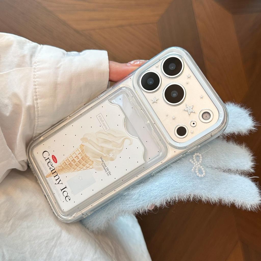 Креативная подставка для телефона в виде мороженого для iPhone 16, iPhone 17 и iPhone 17 Pro Max