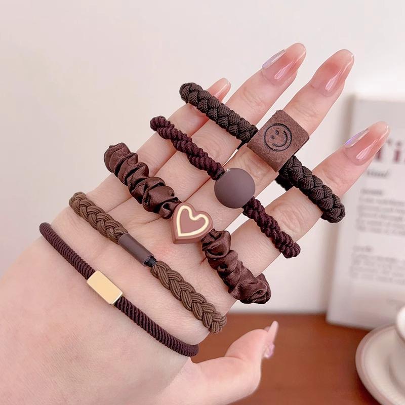 High Elasticity Hair Tie: Versatile Rubber Band Scrunchie for Women & Girls 2025