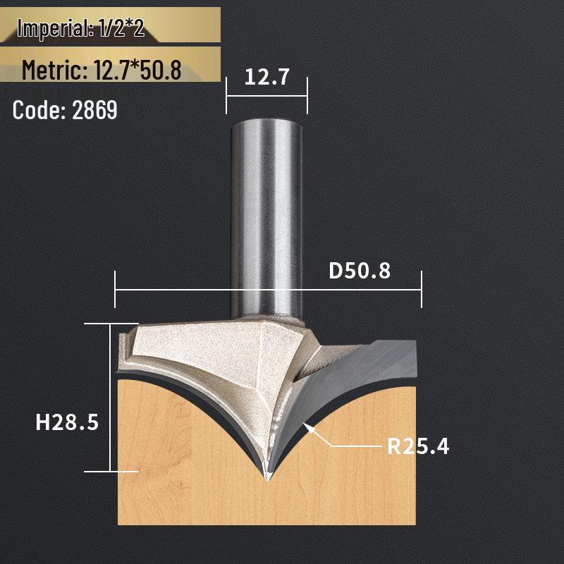 Профессиональный резьбовой нож с острым наконечником из вольфрамовой стали с хвостовиком 1/2" и фреза для обрезки с хвостовиком 1/4" для деревообработки