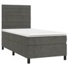 VidaXL Slatted Bed Base with LED Mattress, Upholstered Bed, Single Bed, Adult Bedroom Interior Bed, 3136156