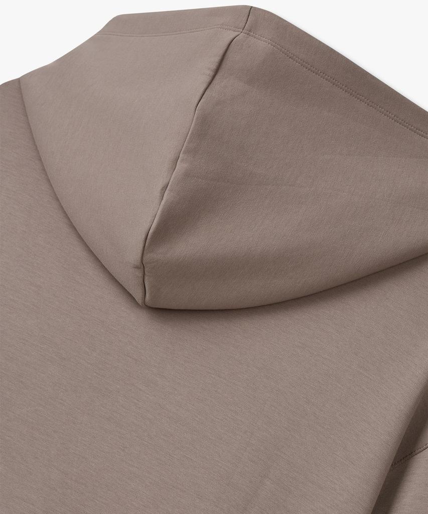 Мужская толстовка с капюшоном Armani Exchange с флоковым логотипом, эластичная_Шоколад A414331017