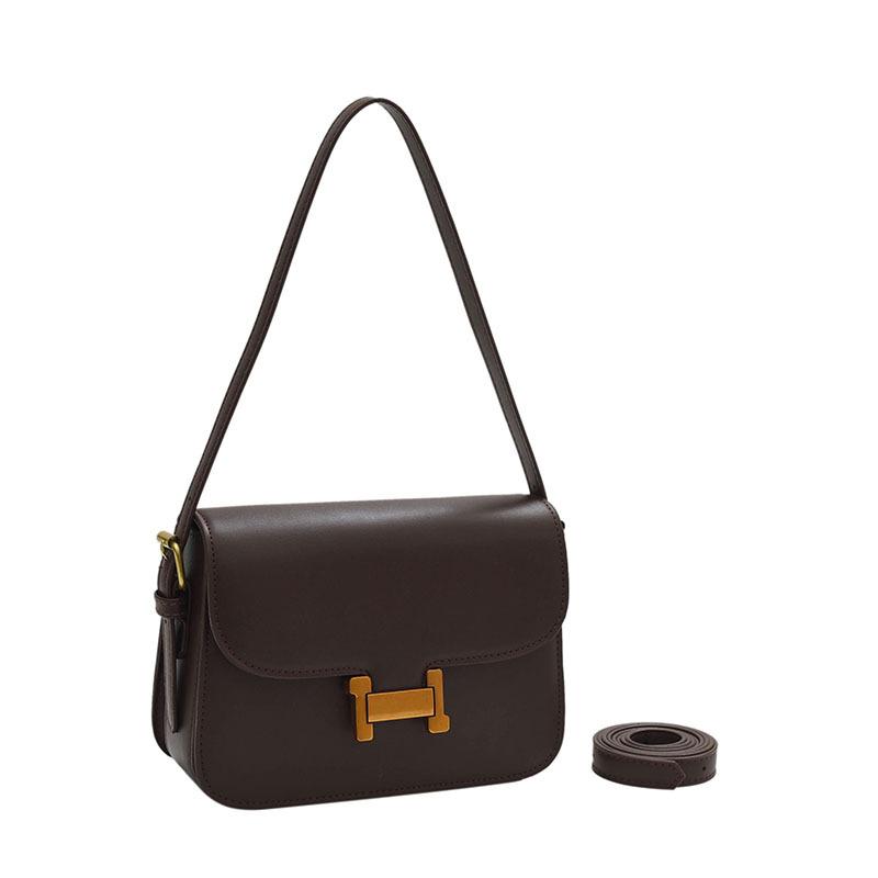 Fashion high-end bag women 2025 new underarm bag retro casual small square bag versatile single shoulder messenger bag women