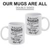 1pc 11oz White Ceramic Coffee Mug, Double-Sided Printed Humor Style, Heat Resistant, Home Kitchen and Office Desk Daily Gift Cup