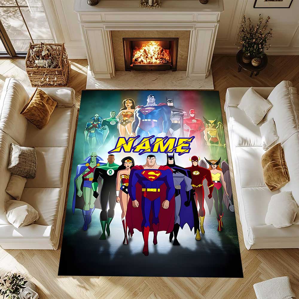 Warner Bros. Works (47) Customize your name rug, office chair cushion, home bedroom living room gift.