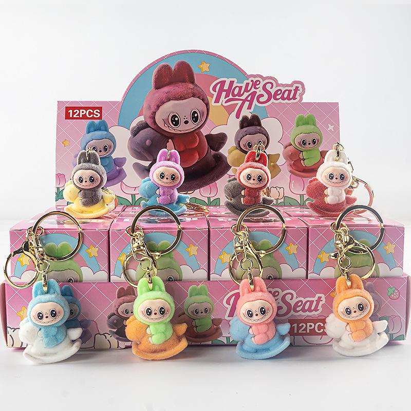 Популярная рождественская кукла Abubu от Pop Mart, елочное украшение, игрушка-сюрприз