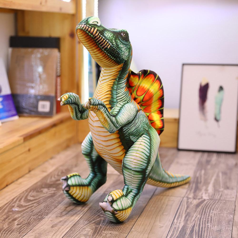 40-100cm Simulation Dinosaur Plush Playthings Stuffed Animal Dragon Spinosaurus Doll Lifelike Pillow designed for Children