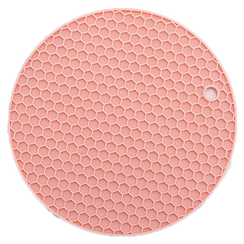 Нескользящая подставка силиконовая подставка для кастрюль круглой формы сотовая структура коврики для горячих кастрюль и сковородок