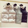 Lamb Plush Vest Women's Short Autumn and Winter Fashion Waistcoat Loose All-match Down Cotton Waistcoat Jacket