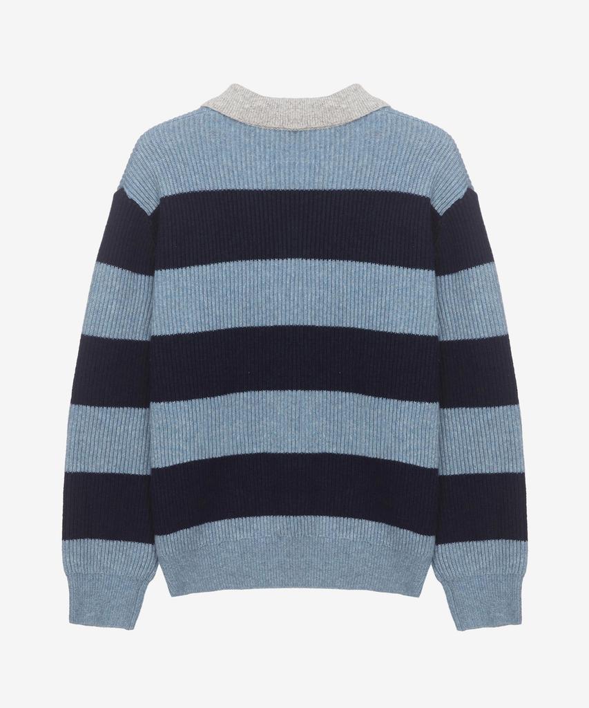 MINDBRIDGE Do Good_[Воздушная шерсть] Полуприлегающий вязаный джемпер с воротником-стойкой - 2 цвета