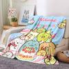 Customiz Name Personality Sumikko Gurashi Blanket Soft &Warm Sofa Office Bed Travel Lunch Break Blanket, Gift Suitable All Seasons