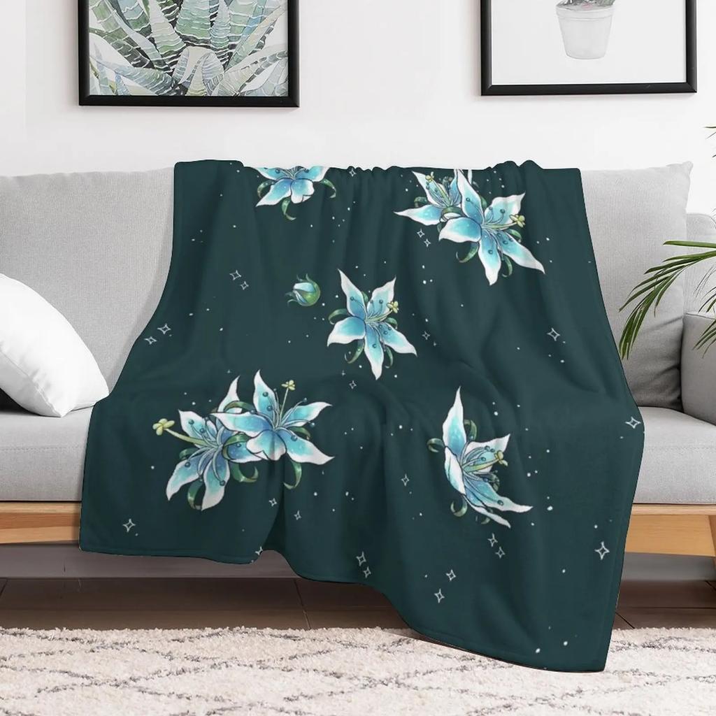 Silent Princess pattern Throw Blanket Ultra Soft Flannel Fleece Blanket for All Seasons