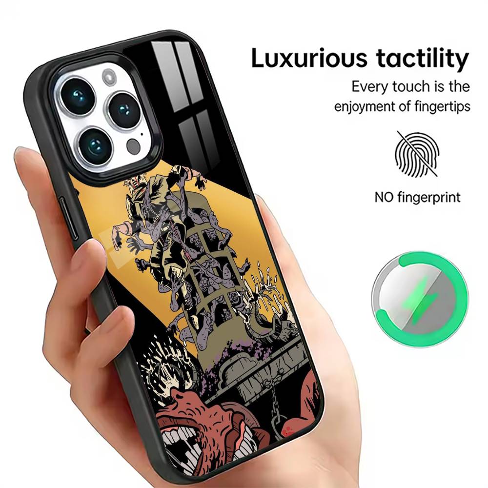 Чехол для телефона Game B-Blasphemous для iPhone 17, 16, 15, 14, 13, 12, 11 Plus, Pro, магнитный с беспроводной зарядкой Magsafe