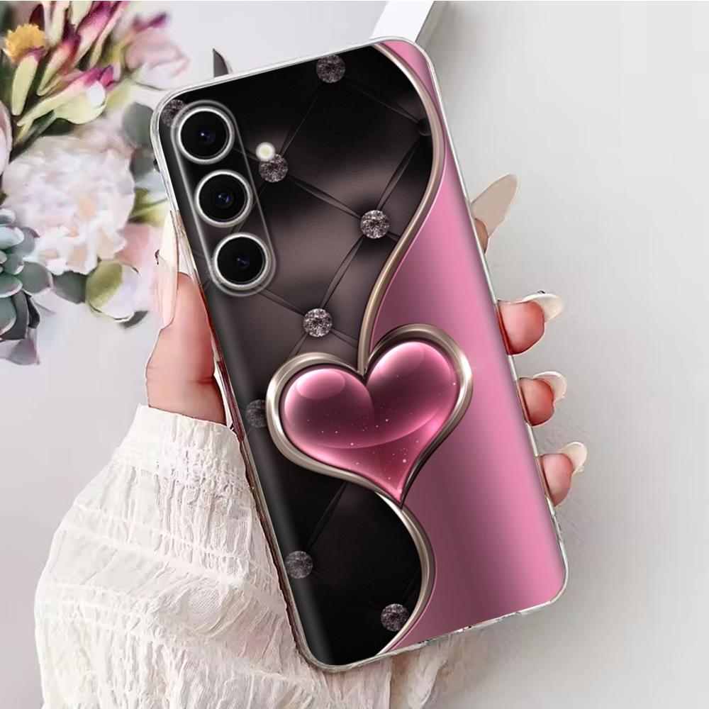 Чехол для Samsung Galaxy S24 FE Чехол Смешные животные Мягкий Гладкий Жидкий Силикон Высококачественная Накладка для Galaxy S24 FE SM-S721B 6.7"