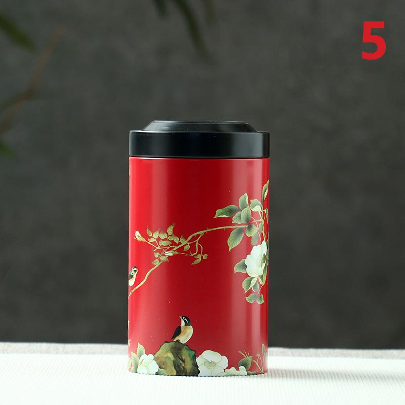 Empty Tin Tea Pot Tea Box Household Storage Portable Tea Pot Sealed Pot Living Room Coffee Table Decorative Accessories