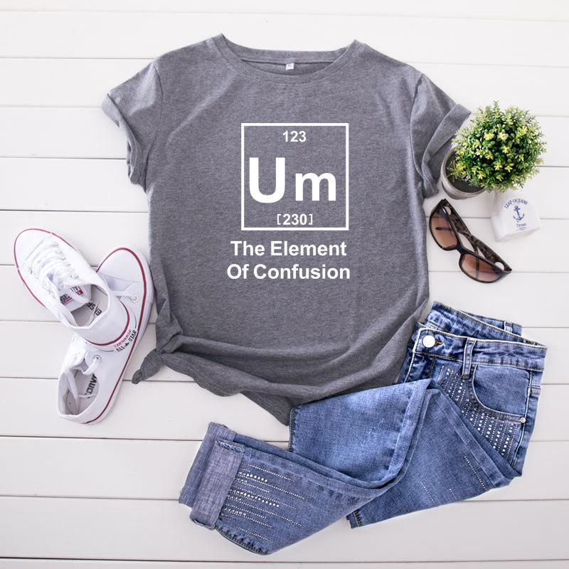 Summer Street Trendsetters Letter Tops Round Neck Pure Cotton Printed Short Sleeved T-Shirts Women’s Tees