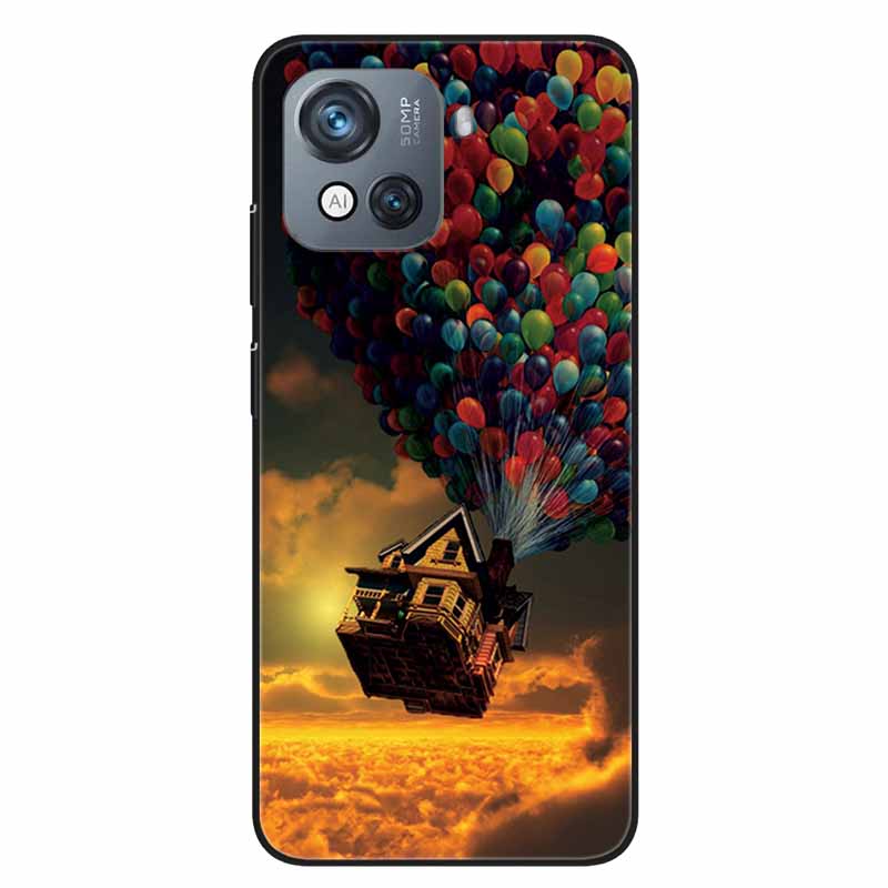 For Blackview Oscal C80 Case C 80 Marble Printing TPU Silicon Soft Phone Covers for Oscal C80 OscalC80 Back Cases Black Shells