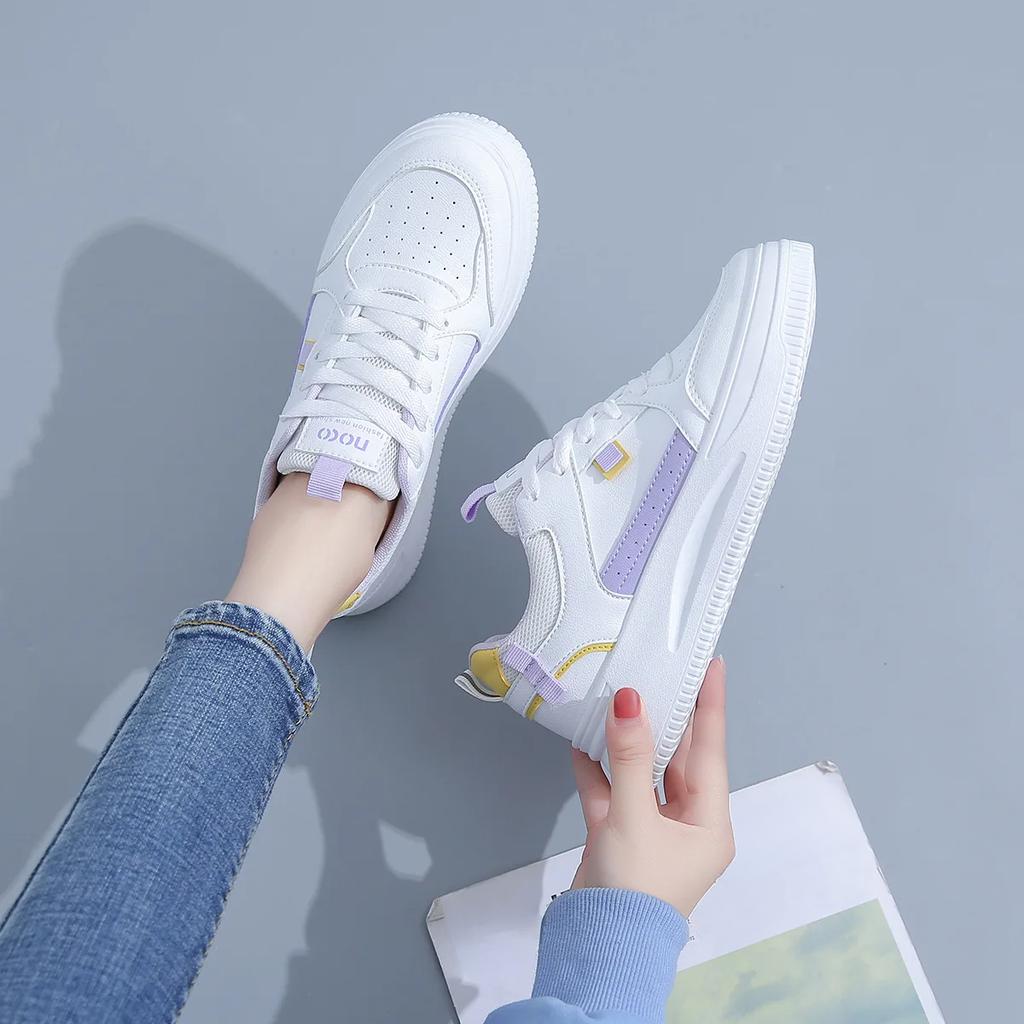 Fashion Women's Sneakers Platform Sports Shoes White Running Sneakers Chunky Sneakers Shoes Tennis Female Basket
