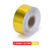 A Gold 2'' Thermal Exhaust Tape Air Intake Heat Insulation Shield Wrap Reflective Heat Barrier Self Adhesive Engine 2 Inch 5/10M