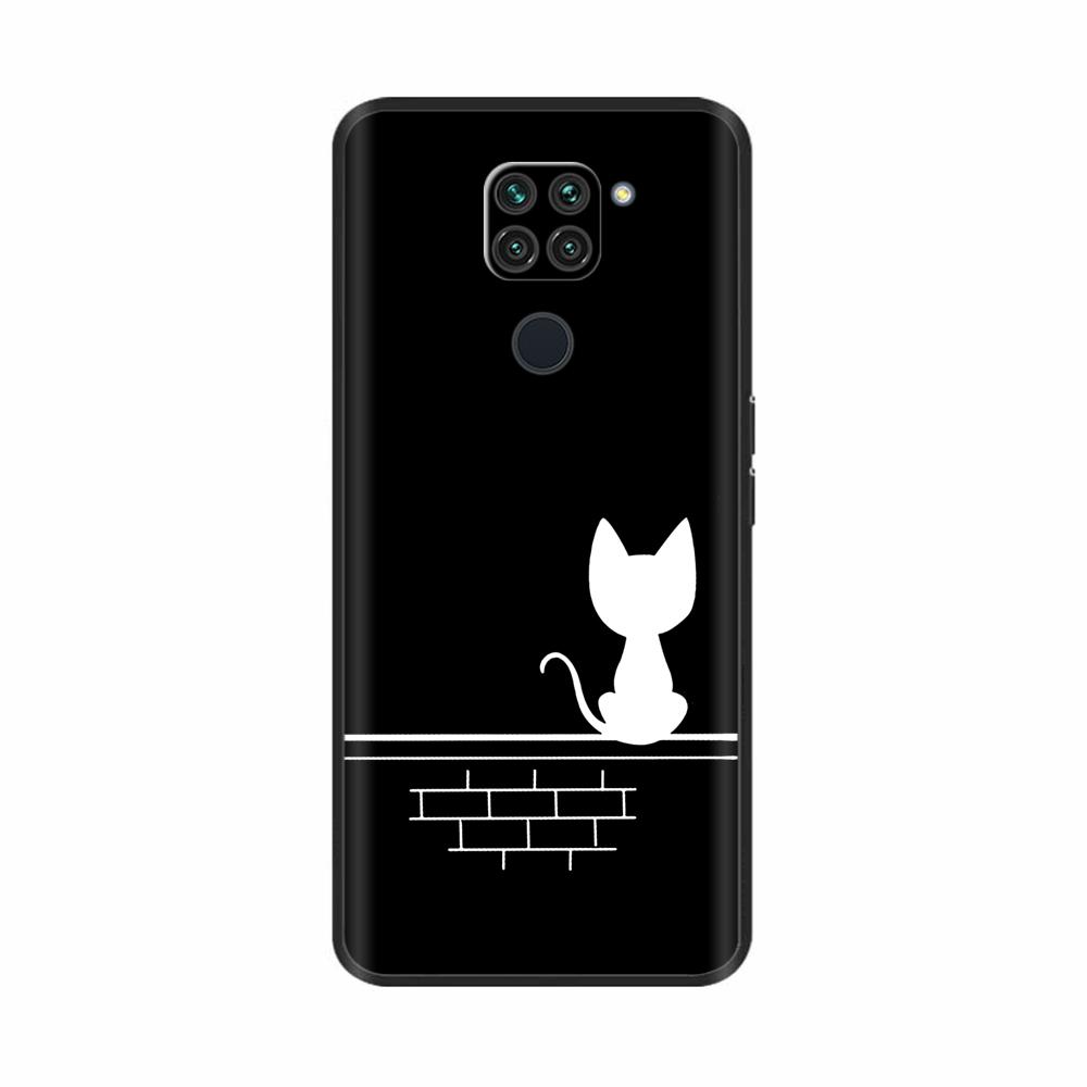 Чехол Для Xiaomi Redmi Note 9 Чехол Мягкая Черная Силиконовая Задняя Крышка Для Redmi Note9 Чехол Redmi Note 9 Чехол Funda Coque Бампер Оболочка