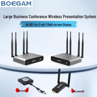 BOEGAM Беспроводной комплект для зеркалирования экрана HDMI (Китайская версия)