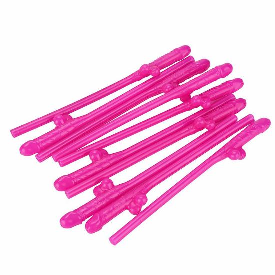 10/20 шт. трубочки Willy для девичника, забавные питьевые трубочки для девичника