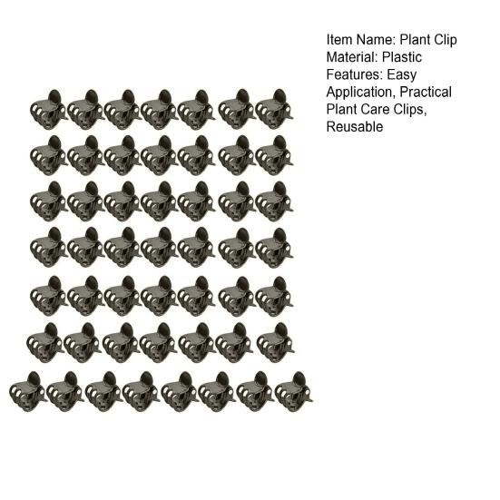 50/100 шт. Зажимы для растений, многоразовые зажимы для орхидей, вьющиеся растения, поддерживающие зажимы для стеблей, стебли лозы растут вертикально