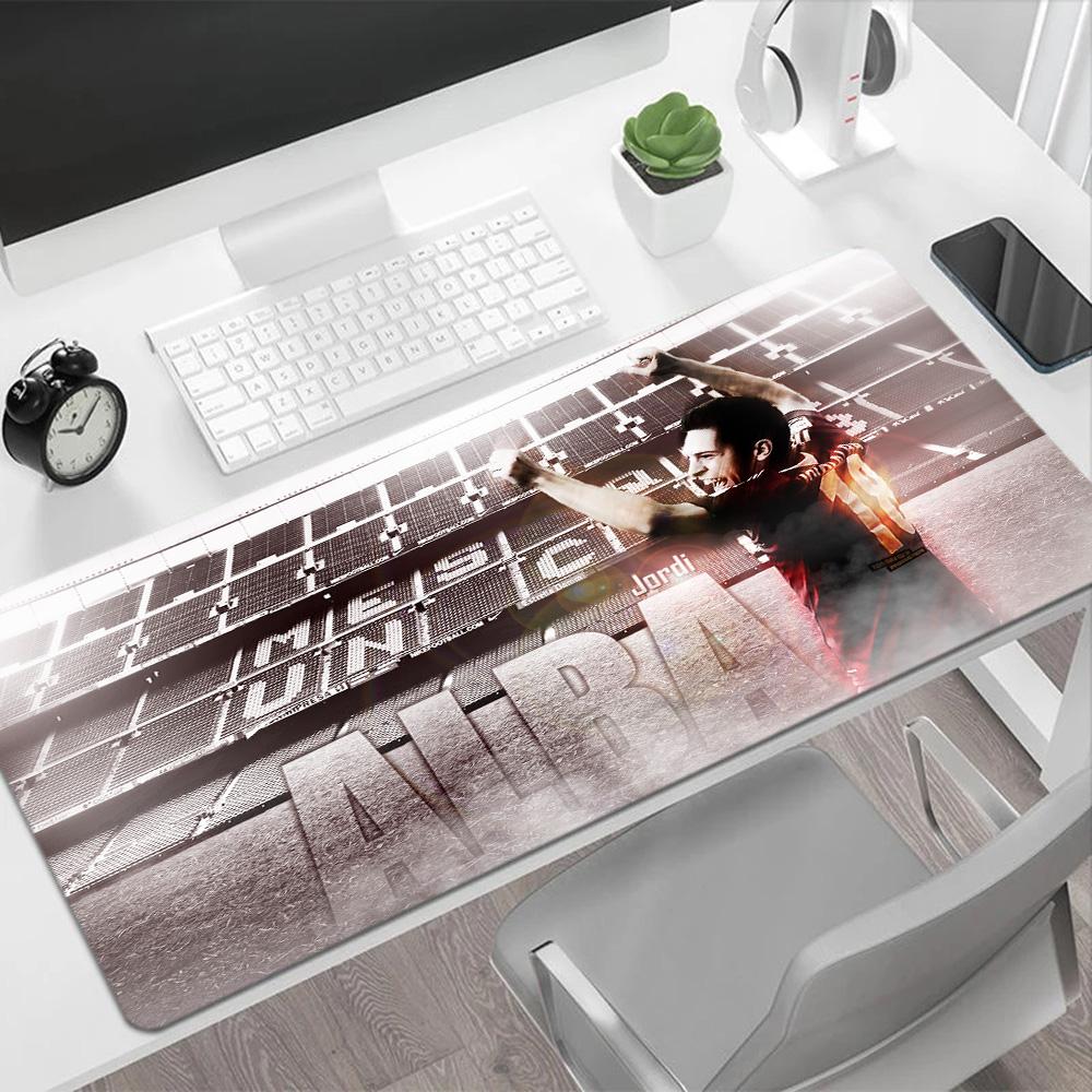 Golden Moment Soccer Gaming Mouse Pad Desk Mat Desktop Mouse Pad Non-Slip Rubber Base Perfect Gift for Gamers And Professionals