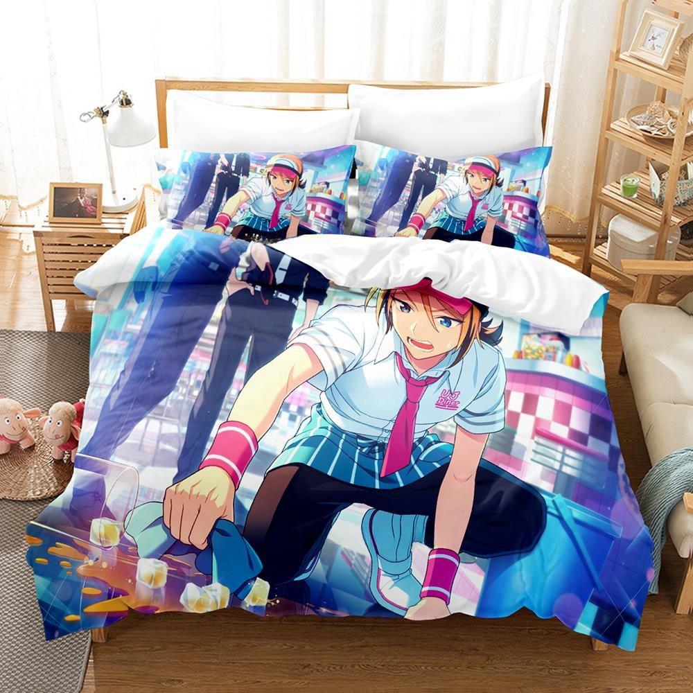 3D Cartoons Game Helios Rising Heroes Bedding Collection Single Twin Full Queen King Size Bed Collection Adult Kid Bedroom Duvet Cover Collections