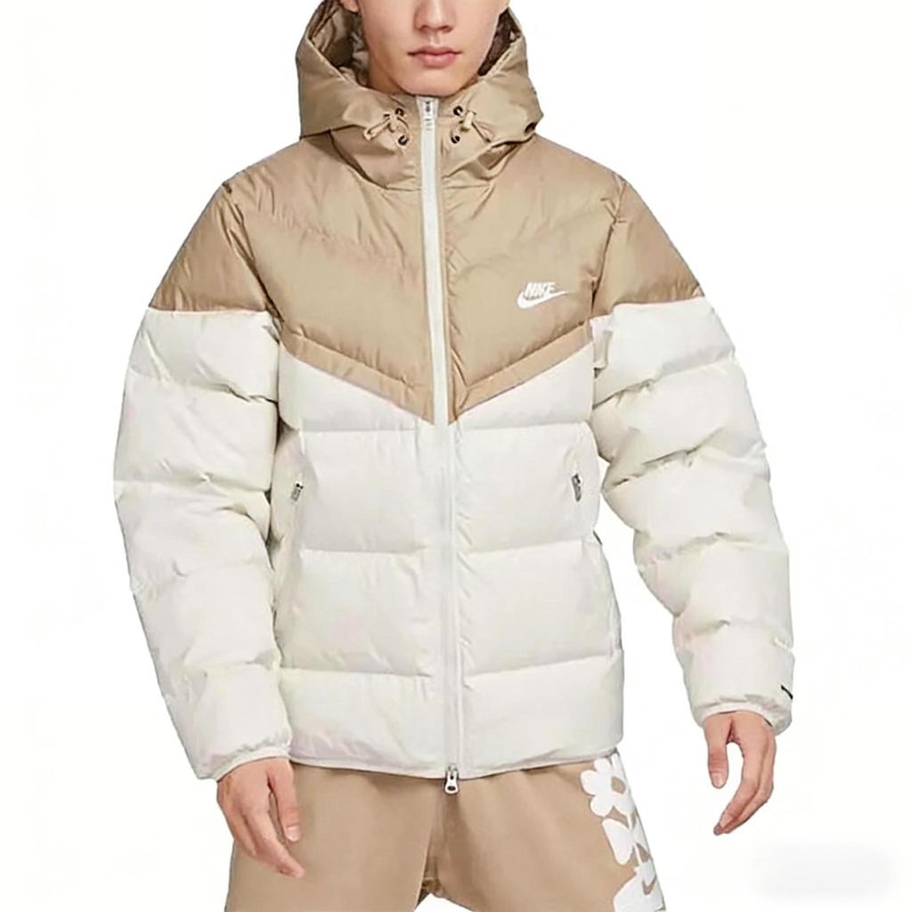 Nike Storm FIT Storm FIT Windrunner PrimaLoft цветной блок ветрозащитная и водонепроницаемая повседневная спортивная куртка-пуховик для мужчин