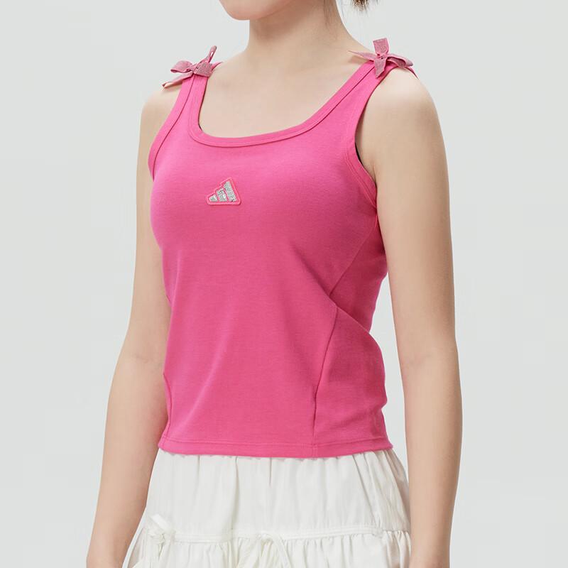 adidas Женский спортивный топ без рукавов для бега, фитнеса, йоги, дышащий, удобный KS0044