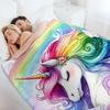 Радужный Пегас Единорог Плед Теплый диван-кровать Многоцелевой Для Декоративных Диванных Пледов