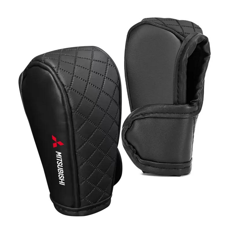 1Pc Universal Car Shift Handle Covers Non-Slip Change Lever Gearshift Cover For Mitsubishi ASX Lancer L200 Pajero Sport Mirage