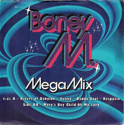 7-дюймовая пластинка BONEY M. - MegaMix 74321125127 Arista 1992 UK Танцевальная и Электронная Б/У