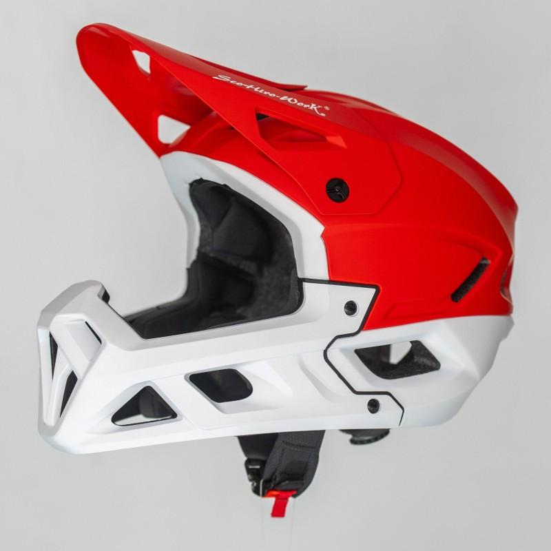 Full Face Mountain Bike Helmet Downhill Trail Riding AM Enduro MTB Cycling Safety Gear