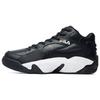 Jamball Mid PU Спортивные Удобные Амортизирующие Износостойкие Средние Ретро Баскетбольные Кроссовки Мужские Сникер Черный Белый F12M031217FBK