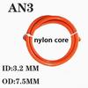 AN3 1M~10M Motorcycle Braided Stainless Steel Nylon Brake Pipe Line Hose Brake Line Gas Oil Fuel Tube Pipe Racing Brake Hose