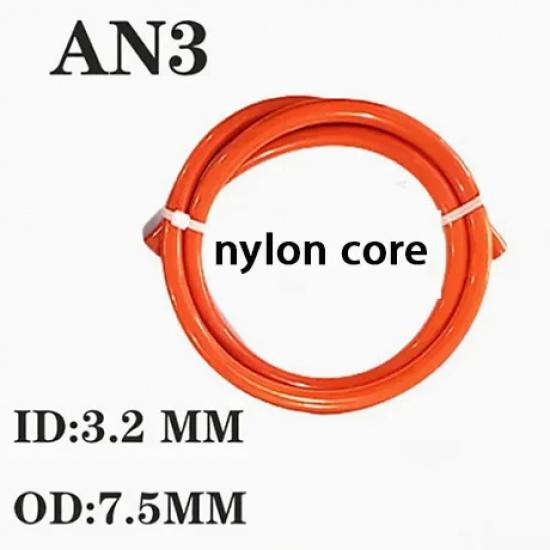 AN3 1M~10M Motorcycle Braided Stainless Steel Nylon Brake Pipe Line Hose Brake Line Gas Oil Fuel Tube Pipe Racing Brake Hose