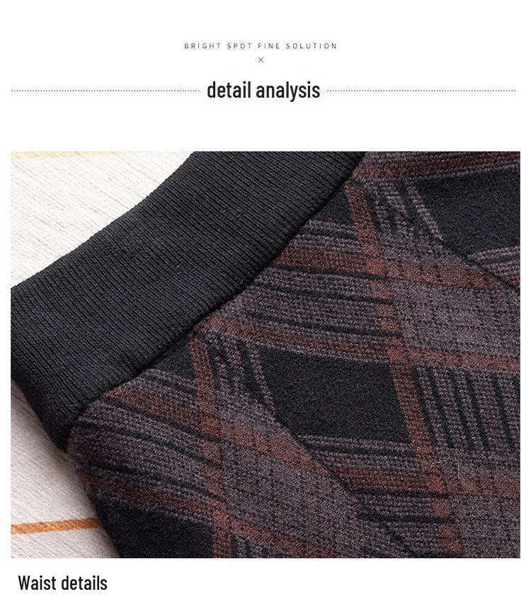 Клетчатая трикотажная миди-юбка А-силуэта с эластичной талией - Коллекция Осень 2025