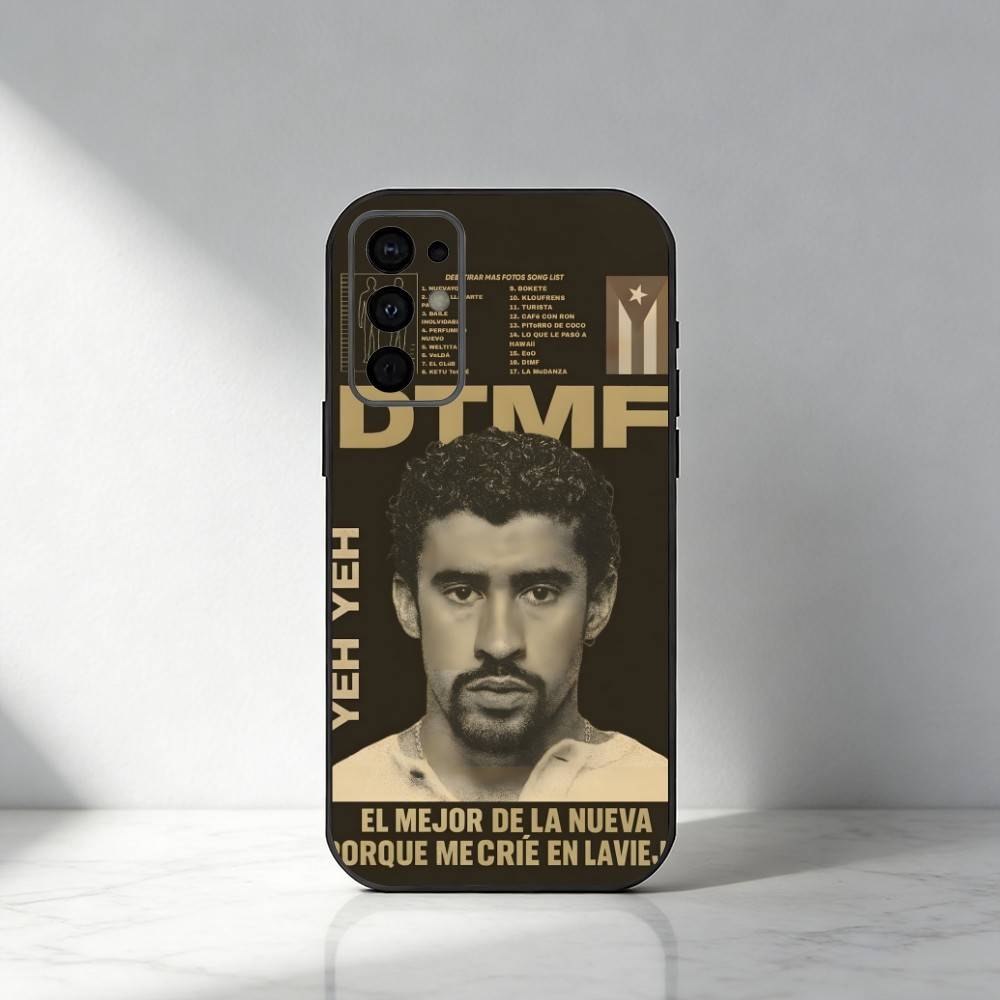 Singer Bad Bunny Benito  Phone Case For Samsung S25,S24,S21,S22,S23,S30,Ultra,S20,Plus,Fe,Note,5G Black Cover
