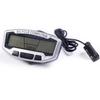 Bicycle Computer Lcd for Bicycle, Odometer, Speedometer, Velometer, Backlit, 28 Functions
