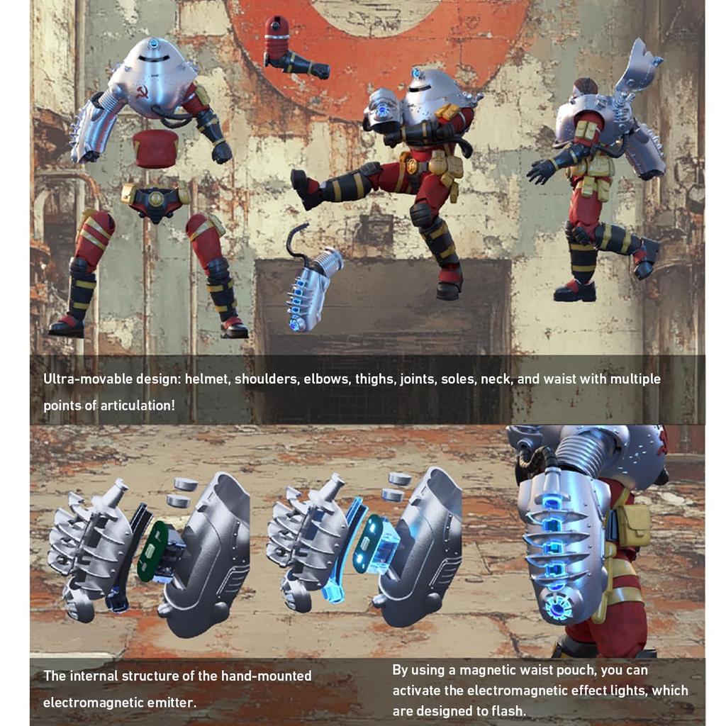 Border Model Tesla Trooper Общая длина Пластиковая модель BA001 1/12 16.5см Предварительно окрашенная (Человек)