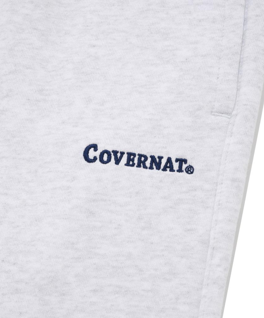 COVERNAT Authentic Logo Sweat Jogger Pants Heather Grey