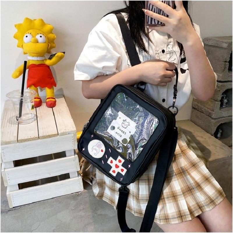 Ita Bag Crossbody Women Sweet Lolita Bags Cute Transparent Pocket Japanese Style Shoulder Кошелек в японском стиле для колледжа